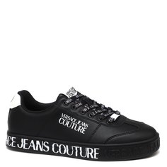 Кеды мужские Versace Jeans Couture 75YA3SK6 черные 43 EU