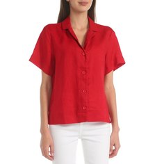 Рубашка женская Maison David ML2106 красная XS