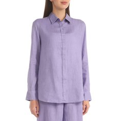 Рубашка женская Maison David ML2109 фиолетовая XS