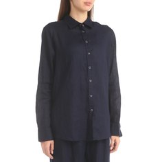 Рубашка женская Maison David ML2109 синяя S