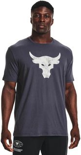 Футболка мужская Under Armour UA PJT ROCK BRAHMA BULL SS серая XL