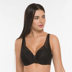 Бюстгальтер женский V.O.V.A. V10920 черный 75G