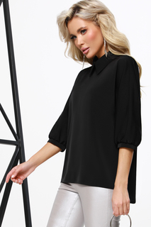 Блуза женская DSTrend 519 черная 56 RU