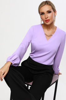 Блуза женская DSTrend 509 фиолетовая 50 RU