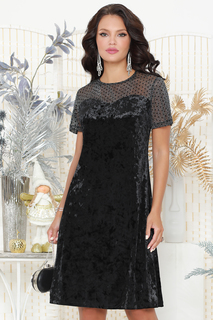 Платье женское DSTrend Сияющая красота черное 52 RU