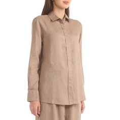 Рубашка женская Maison David ML2109 бежевая XS