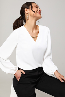 Блуза женская DSTrend 509 белая 54 RU