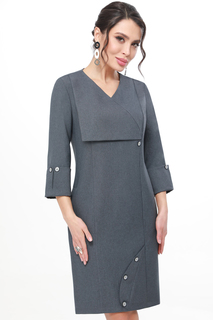 Платье женское DSTrend 515 серое 48 RU