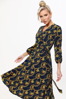 Платье женское DSTrend 522 синее 46 RU