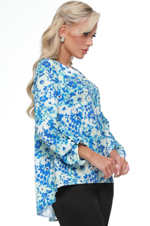 Блуза женская DSTrend Селин голубая 50 RU