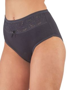 Трусы женские Anisse AN-5062 серые 58