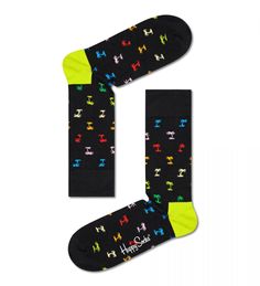 Носки мужские Happy Socks PLM01 черные 25