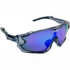 Спортивные солнцезащитные очки унисекс KV+ DELTA синие/черные