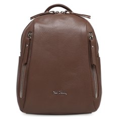 Рюкзак женский Pierre Cardin 1858 серо-коричневый, 30х10х26 см