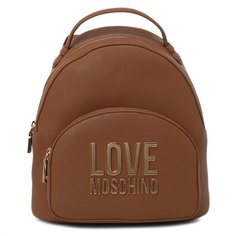 Рюкзак женский Love Moschino JC4105PP SS23 светло-коричневый, 27х15х24 см