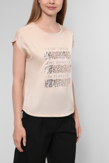 Футболка женская Betty & Co 2642/3797 бежевая L