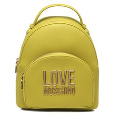Рюкзак женский Love Moschino JC4105PP SS23 желто-зеленый, 27х15х24 см