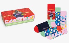 Подарочный набор носков мужских Happy Socks XMOT08 3300 разноцветных 41-46