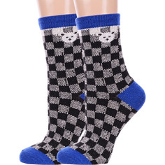Комплект носков женских Hobby Line 2-Нжа6198-09-02 синих 36-40, 2 пары