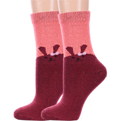 Комплект носков женских Hobby Line 2-Нжа6198-12 разноцветных 36-40, 2 пары