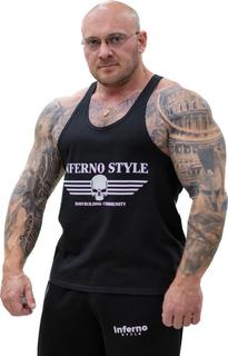 Майка мужская INFERNO style М-008-000 черная 4XL