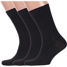 Комплект носков мужских Hobby Line 3-Нм061 черных 39-44, 2 пары
