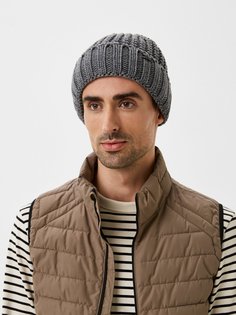 Шапка бини мужская Landre ПАБЛО 06 серая, р.56-59