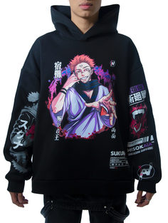 Худи мужское HisokA/A brand Аниме черное Onesize