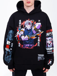 Худи мужское HisokA/A brand Аниме черное Onesize