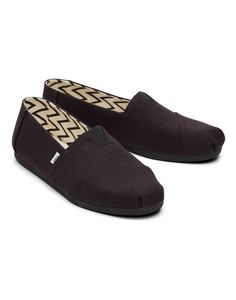 Слипоны мужские Toms Alpargata 10017670 черные 45 EU