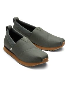 Слипоны мужские Toms Alpargata Resident 10017654 зеленые 44 EU