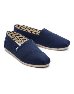 Слипоны мужские Toms Alpargata 10017660 синие 40 EU