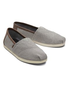 Слипоны мужские Toms Alpargata 3.0 10014484 серые 44 EU