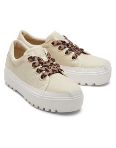 Кеды женские Toms Lace Up Lug 10017873 белые 37 EU