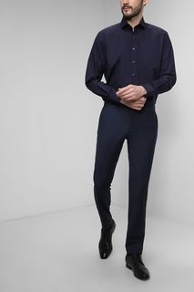 Рубашка мужская Peter Jorgen PJ21043224CD-205 синяя 41