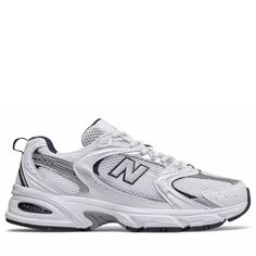 Кроссовки унисекс New Balance 530 белые 41 EU