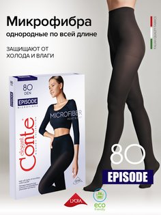 Колготки женские Conte EPISODE 80 серые 4