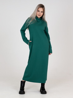 Платье женское Elenatex П-135 зеленое 58 RU