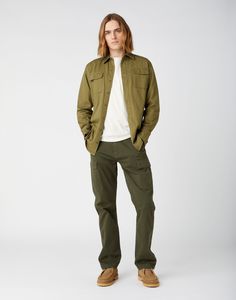 Брюки мужские Wrangler CASEY CARGO хаки 34/34