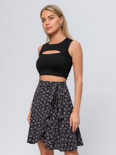 Юбка женская 1001dress 102579 черная 46 RU