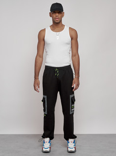 Спортивные брюки мужские MTFORCE 12908 черные XXL