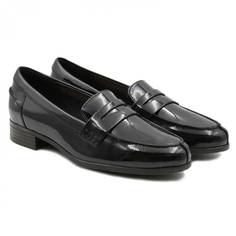 Лоферы женские CLARKS Hamble Loafer 26147536 черные 37.5 EU