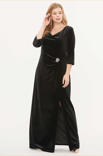 Платье женское SVESTA R813 черное 58 RU