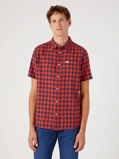 Рубашка мужская Wrangler W5K02L114 красная L