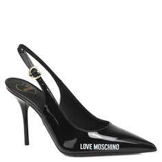 Туфли женские Love Moschino JA10149G FW23 черные 38 EU