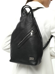 Рюкзак женский Franchesco Mariscotti Daniela черный, 32х20.5х11 см