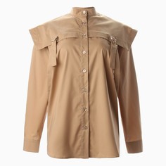 Блуза женская MINAKU 9781763 бежевая 44 RU