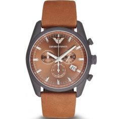 Наручные часы унисекс Emporio Armani AR6077 коричневые