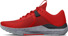 Кроссовки унисекс Under Armour Ua Project Rock Bsr 2 красные M6.5 US; W8 US