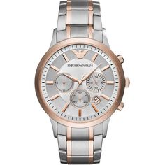 Наручные часы унисекс Emporio Armani AR11077 серебристые